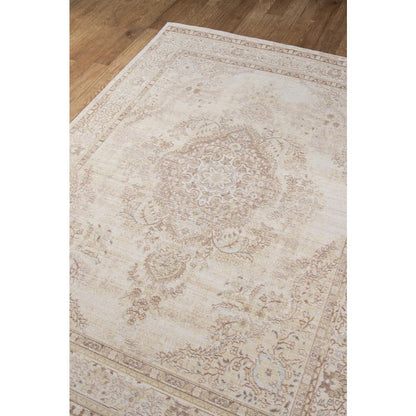 Traditional Rectangle Area Rug, Ivory, 7'10" X 10'6"