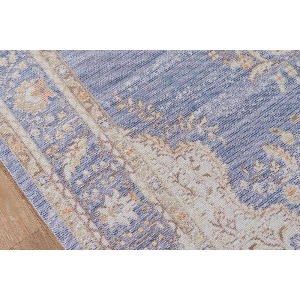 Traditional Rectangle Area Rug, Periwinkle, 7'10" X 10'6"