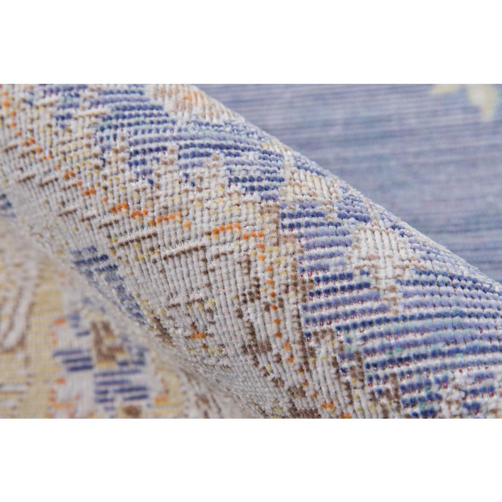 Traditional Rectangle Area Rug, Periwinkle, 7'10" X 10'6"