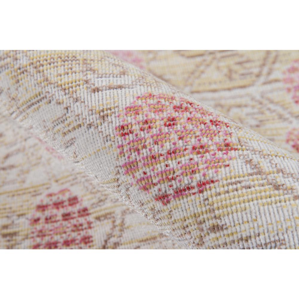 Traditional Rectangle Area Rug, Pink, 7'10" X 10'6"