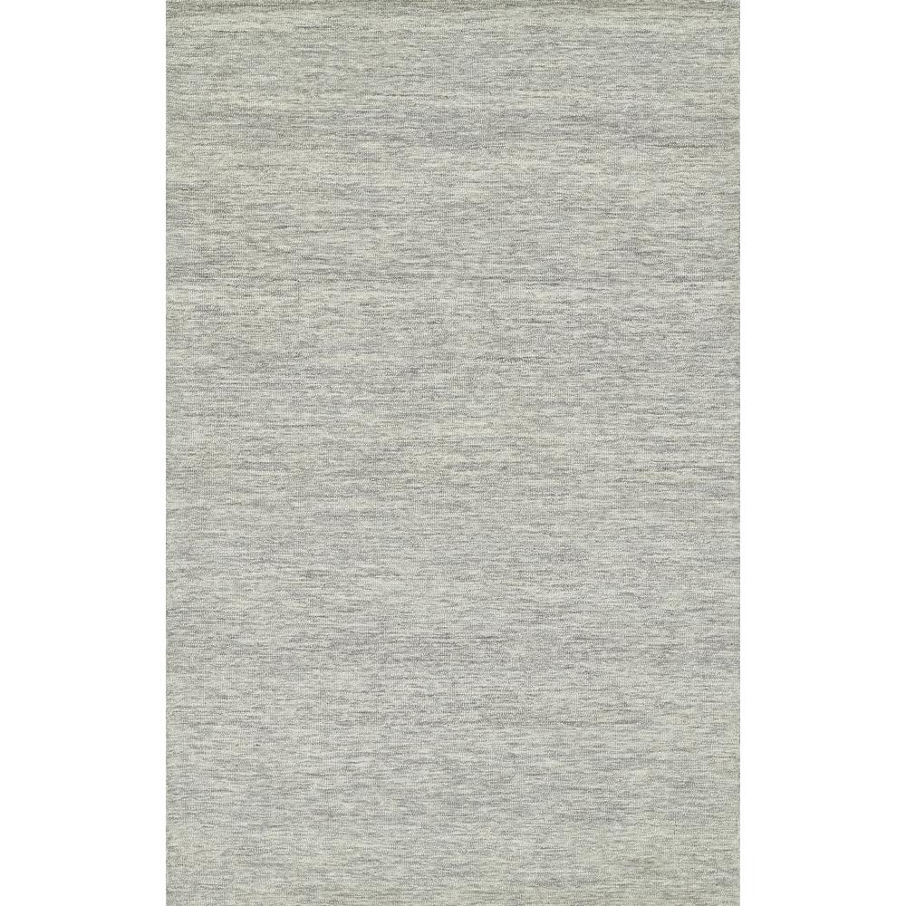 Contemporary Rectangle Area Rug, Light Grey, 5' X 8'
