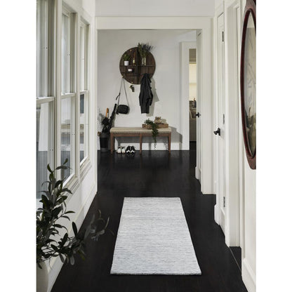Contemporary Rectangle Area Rug, Light Grey, 5' X 8'
