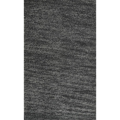Contemporary Rectangle Area Rug, Charcoal, 8' X 10'