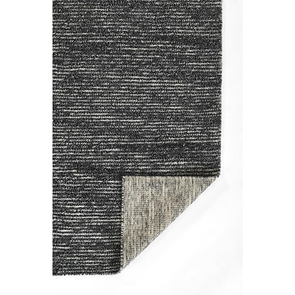 Contemporary Rectangle Area Rug, Charcoal, 8' X 10'