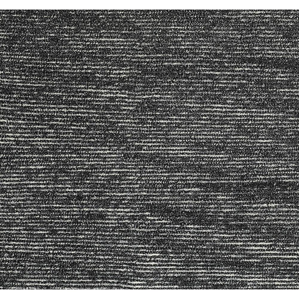 Contemporary Rectangle Area Rug, Charcoal, 8' X 10'