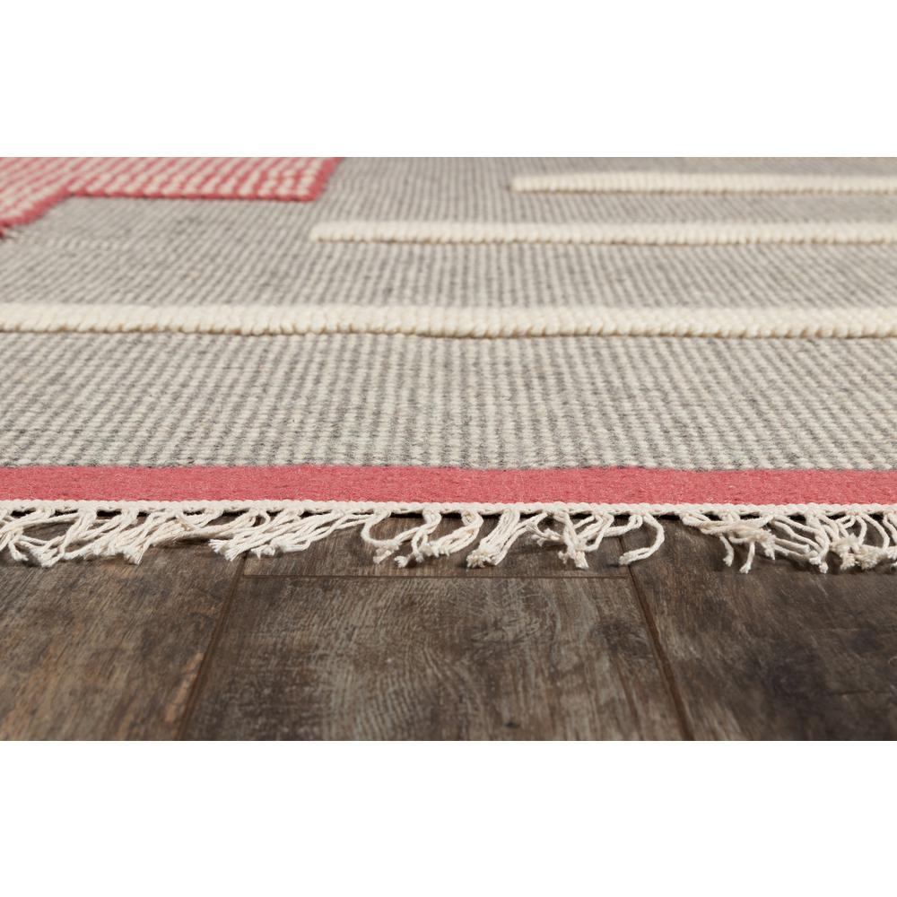 Contemporary Rectangle Area Rug, Pink, 7'9" X 9'9"