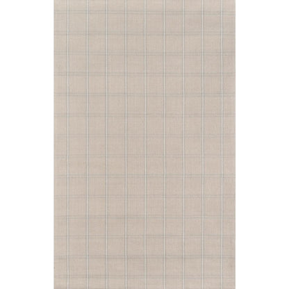 Modern Rectangle Area Rug, Beige, 8' X 10'
