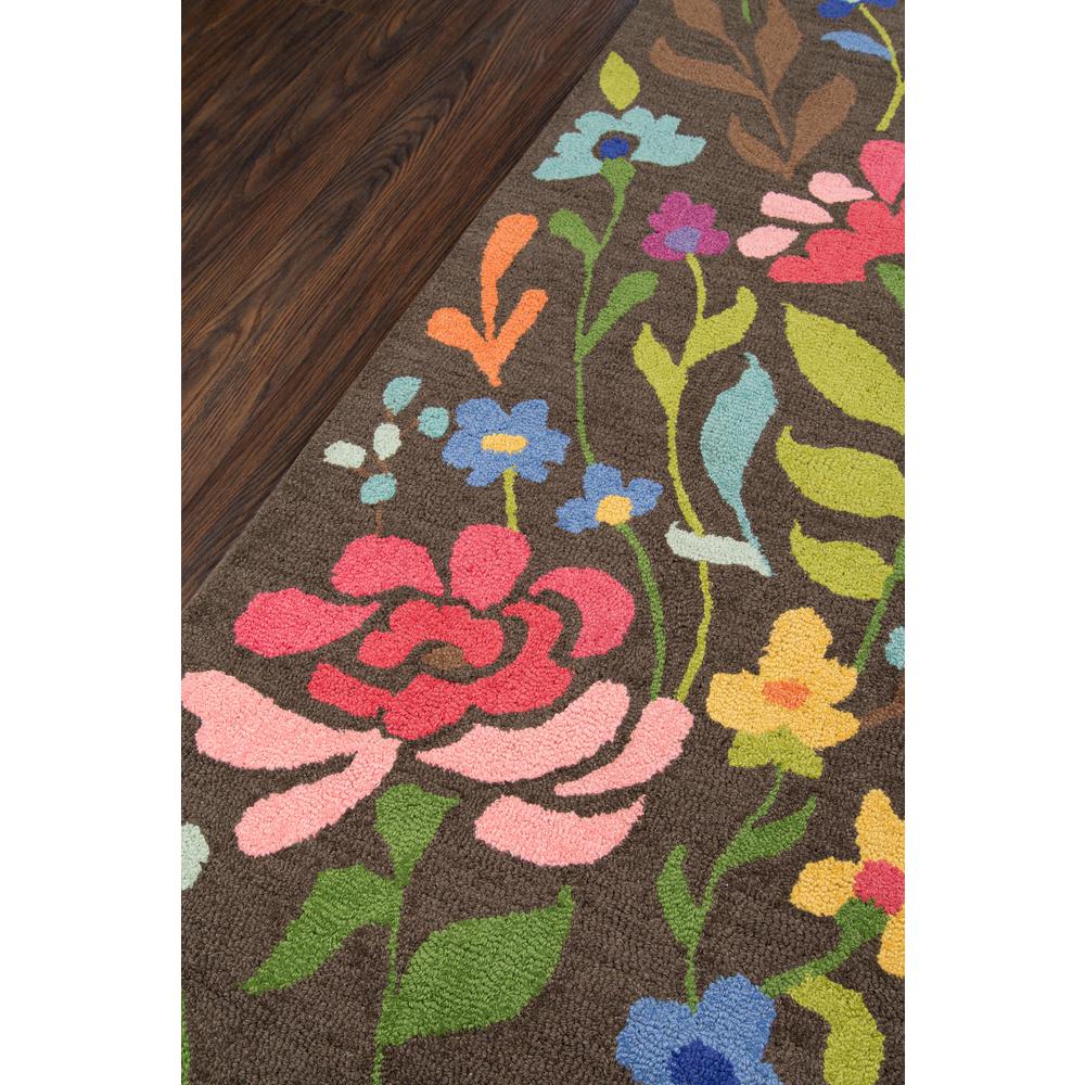 Casual Rectangle Area Rug, Brown, 8' X 10'