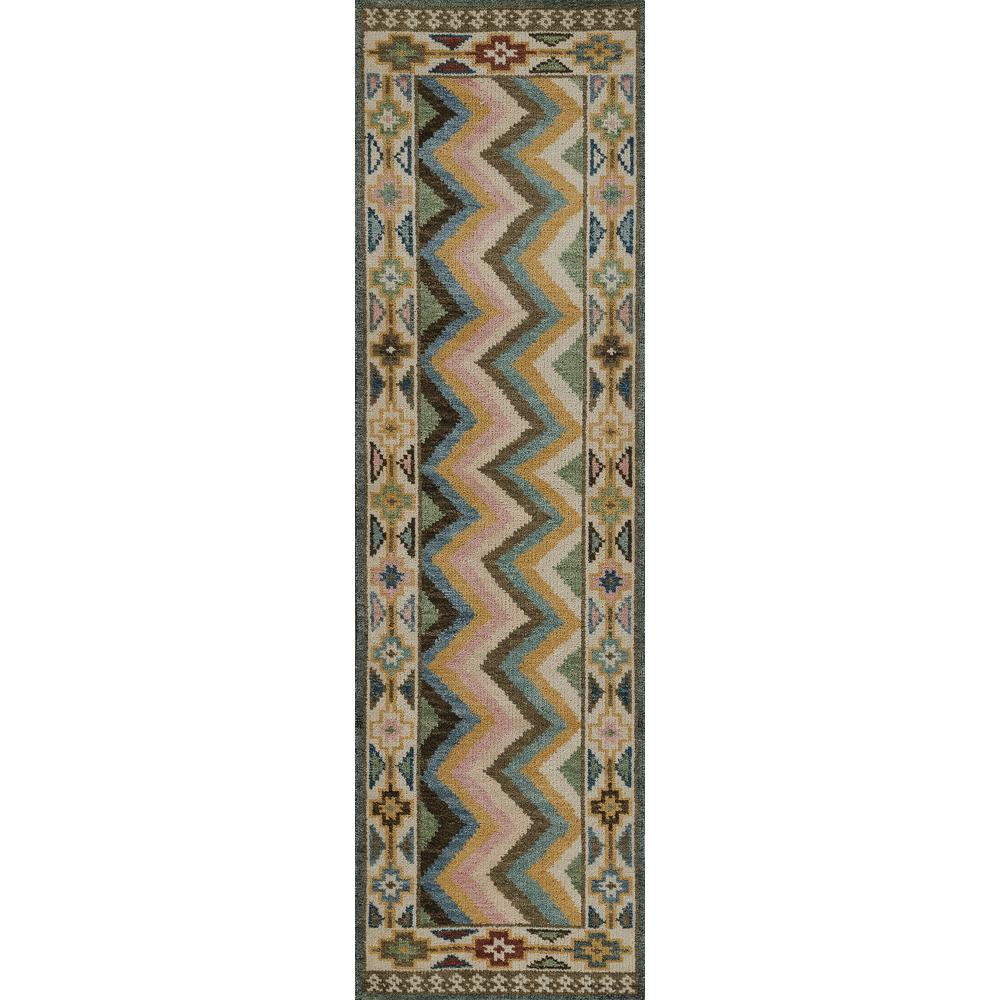 Traditional Rectangle Area Rug, Multi, 8' X 11'