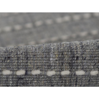 Contemporary Rectangle Area Rug, Blue, 8' X 10'