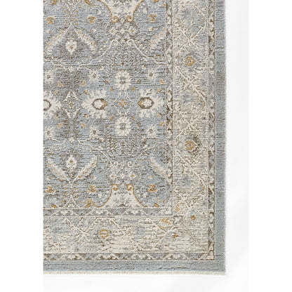 Traditional Rectangle Area Rug, Blue, 8' X 10'