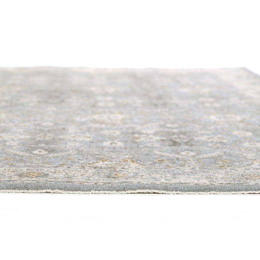 Traditional Rectangle Area Rug, Blue, 8' X 10'