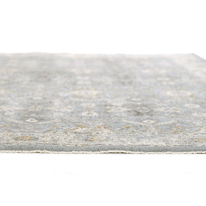 Traditional Rectangle Area Rug, Blue, 8' X 10'