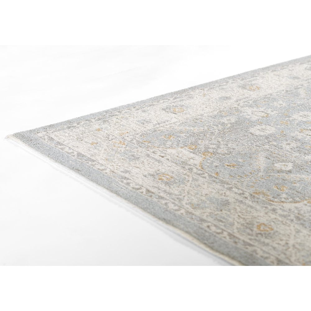 Traditional Rectangle Area Rug, Blue, 8' X 10'