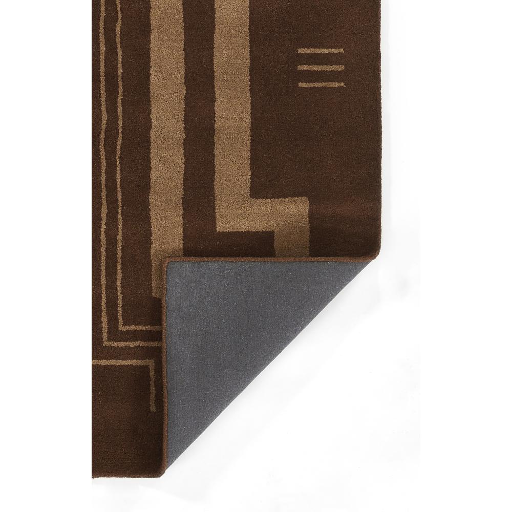 Contemporary Rectangle Area Rug, Brown, 8' X 10'