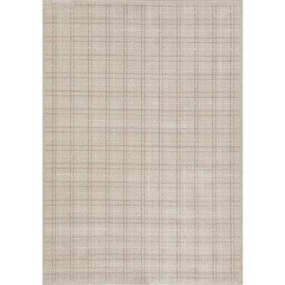Contemporary Rectangle Area Rug, Beige, 9' X 12'