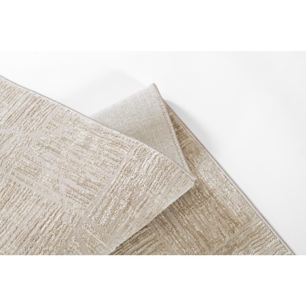 Contemporary Rectangle Area Rug, Beige, 9' X 12'