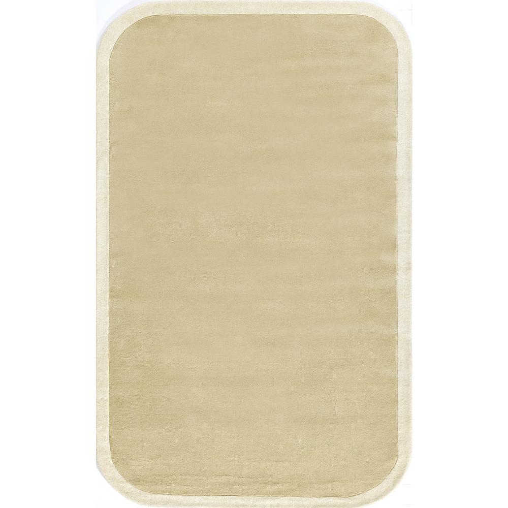 Contemporary Rectangle Area Rug, Beige, 8' X 10'