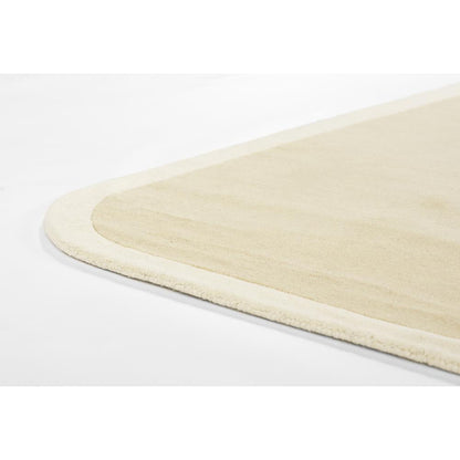 Contemporary Rectangle Area Rug, Beige, 8' X 10'