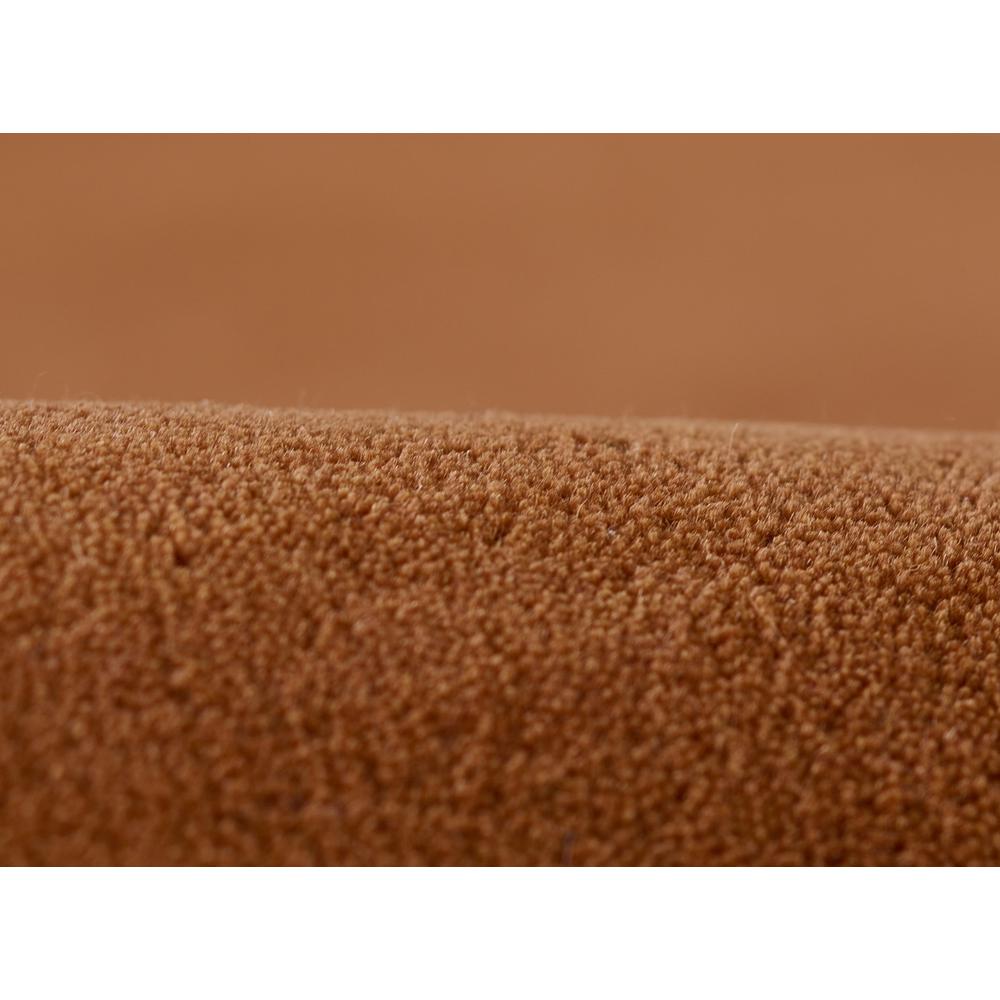 Contemporary Rectangle Area Rug, Copper, 8' X 10'