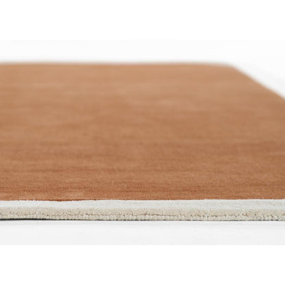 Contemporary Rectangle Area Rug, Copper, 8' X 10'