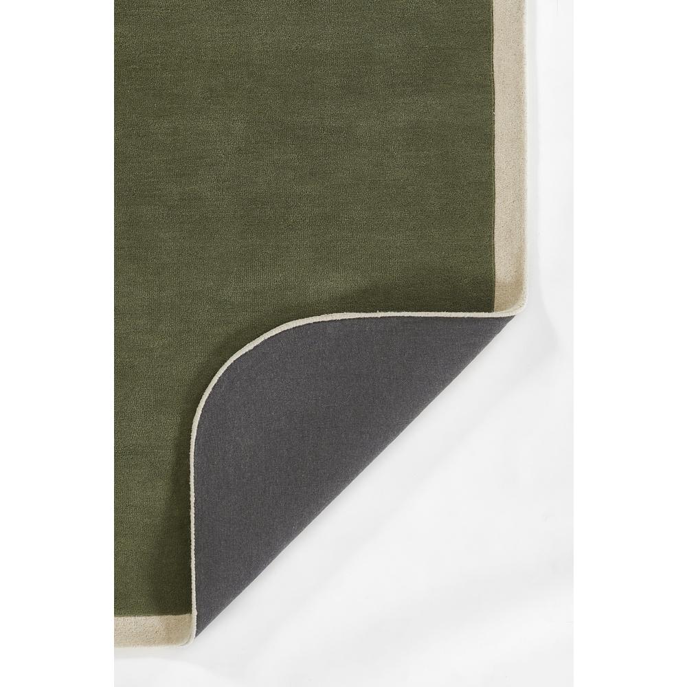Contemporary Rectangle Area Rug, Green, 8' X 10'