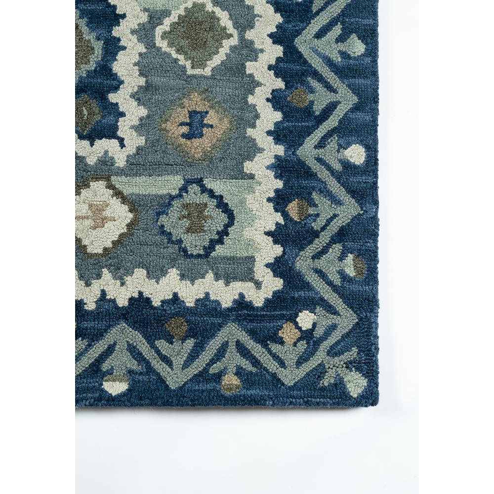 Traditional Rectangle Area Rug, Blue, 7'6" X 9'6"