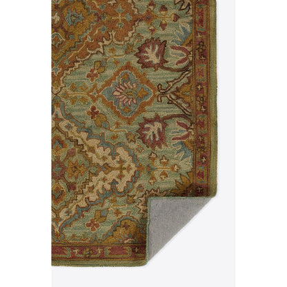 Traditional Rectangle Area Rug, Blue, 7'6" X 9'6"