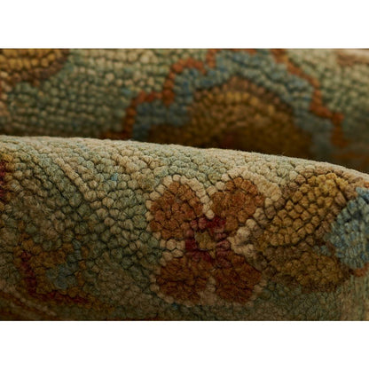 Traditional Rectangle Area Rug, Blue, 7'6" X 9'6"
