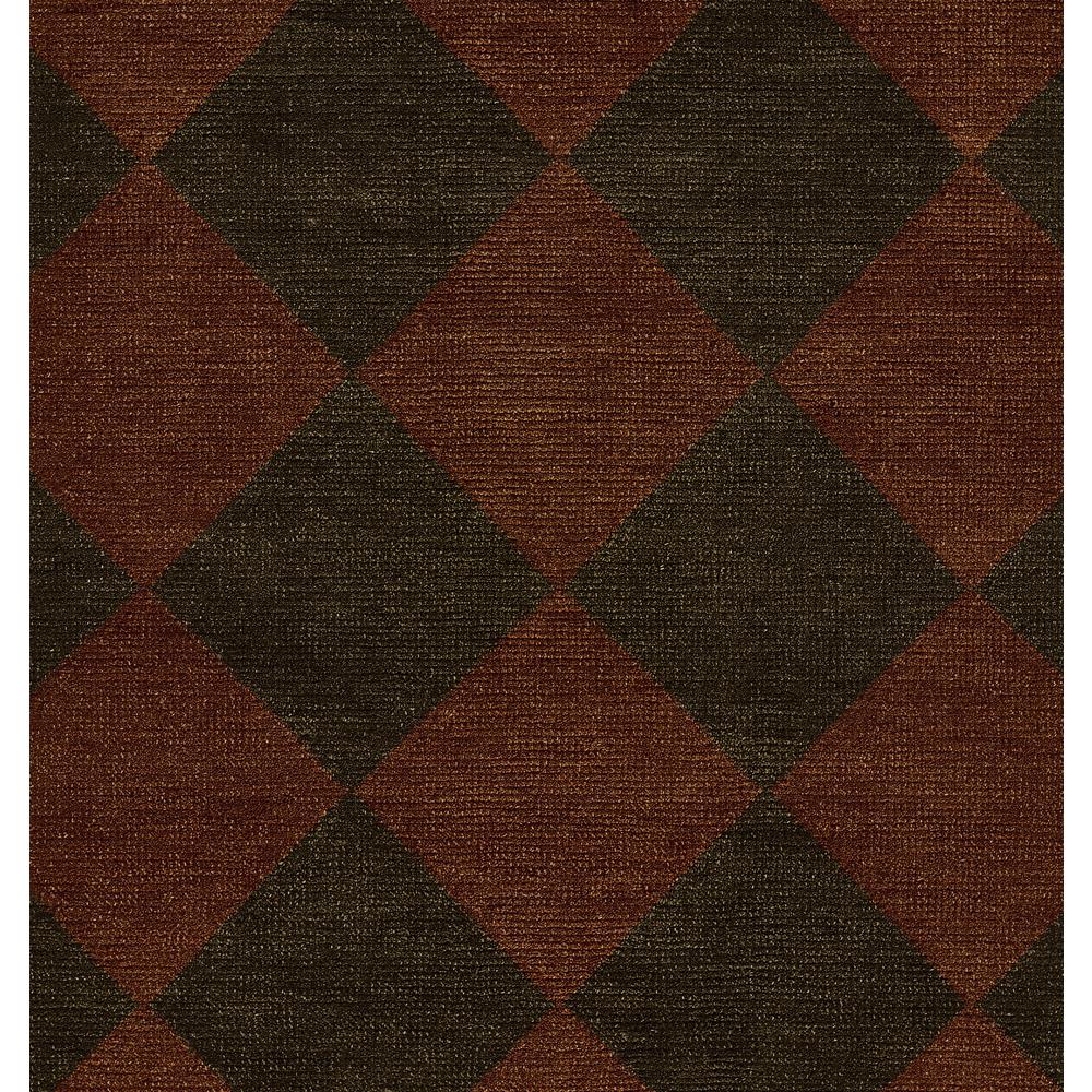 Contemporary Rectangle Area Rug, Copper, 8' X 10'