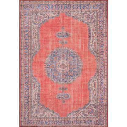 Traditional Rectangle Area Rug, Red, 8'5" X 12'