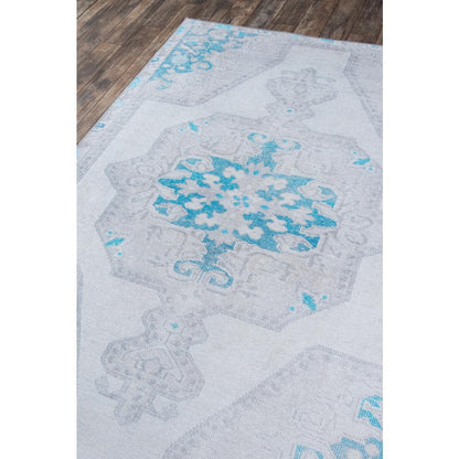 Traditional Rectangle Area Rug, Grey, 8'5" X 12'