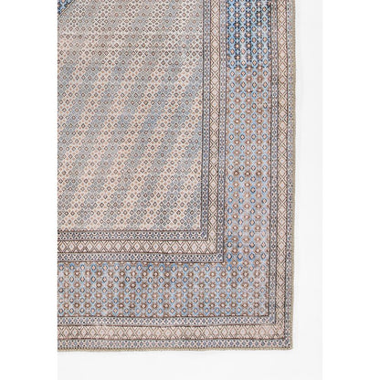 Traditional Rectangle Area Rug, Blue, 5' X 7'6"