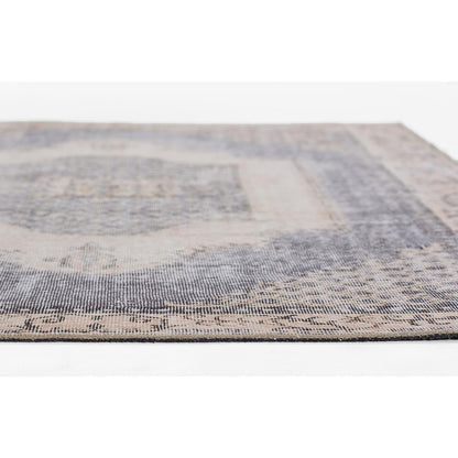 Traditional Rectangle Area Rug, Denim, 5' X 7'6"
