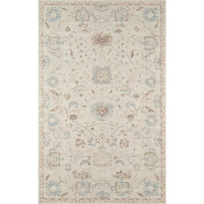 Traditional Rectangle Area Rug, Beige, 7'9" X 9'10"