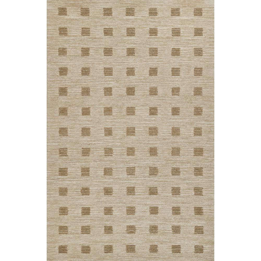 Contemporary Rectangle Area Rug, Beige, 9' X 12'