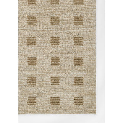 Contemporary Rectangle Area Rug, Beige, 9' X 12'