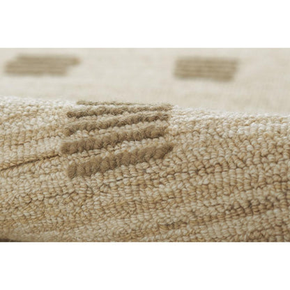 Contemporary Rectangle Area Rug, Beige, 9' X 12'