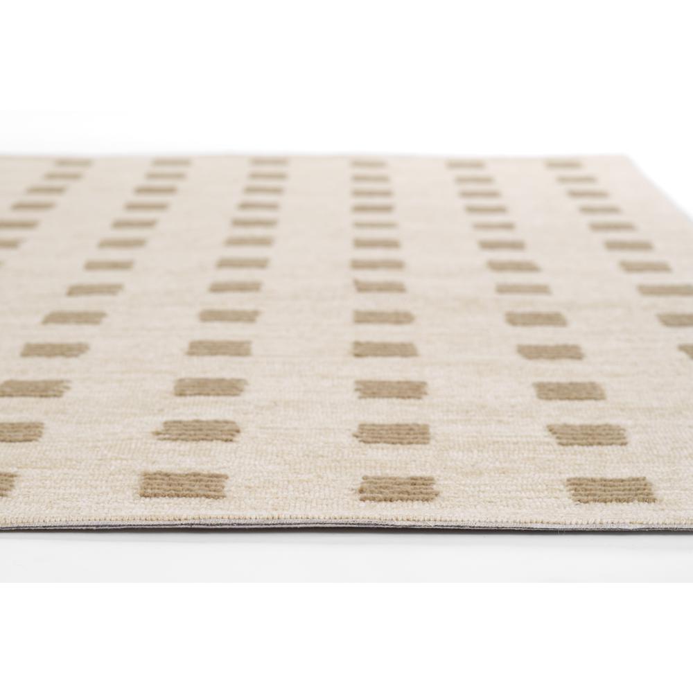 Contemporary Rectangle Area Rug, Beige, 9' X 12'