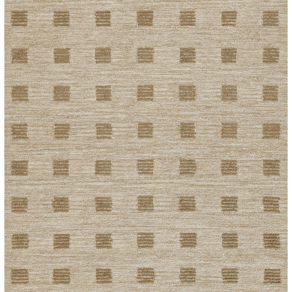 Contemporary Rectangle Area Rug, Beige, 9' X 12'