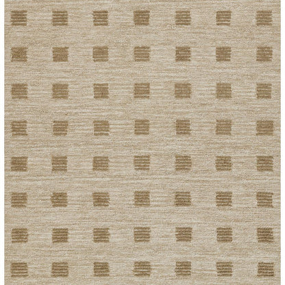 Contemporary Rectangle Area Rug, Beige, 9' X 12'