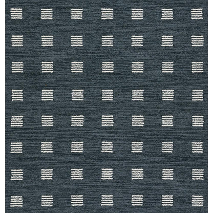 Contemporary Rectangle Area Rug, Blue, 9' X 12'