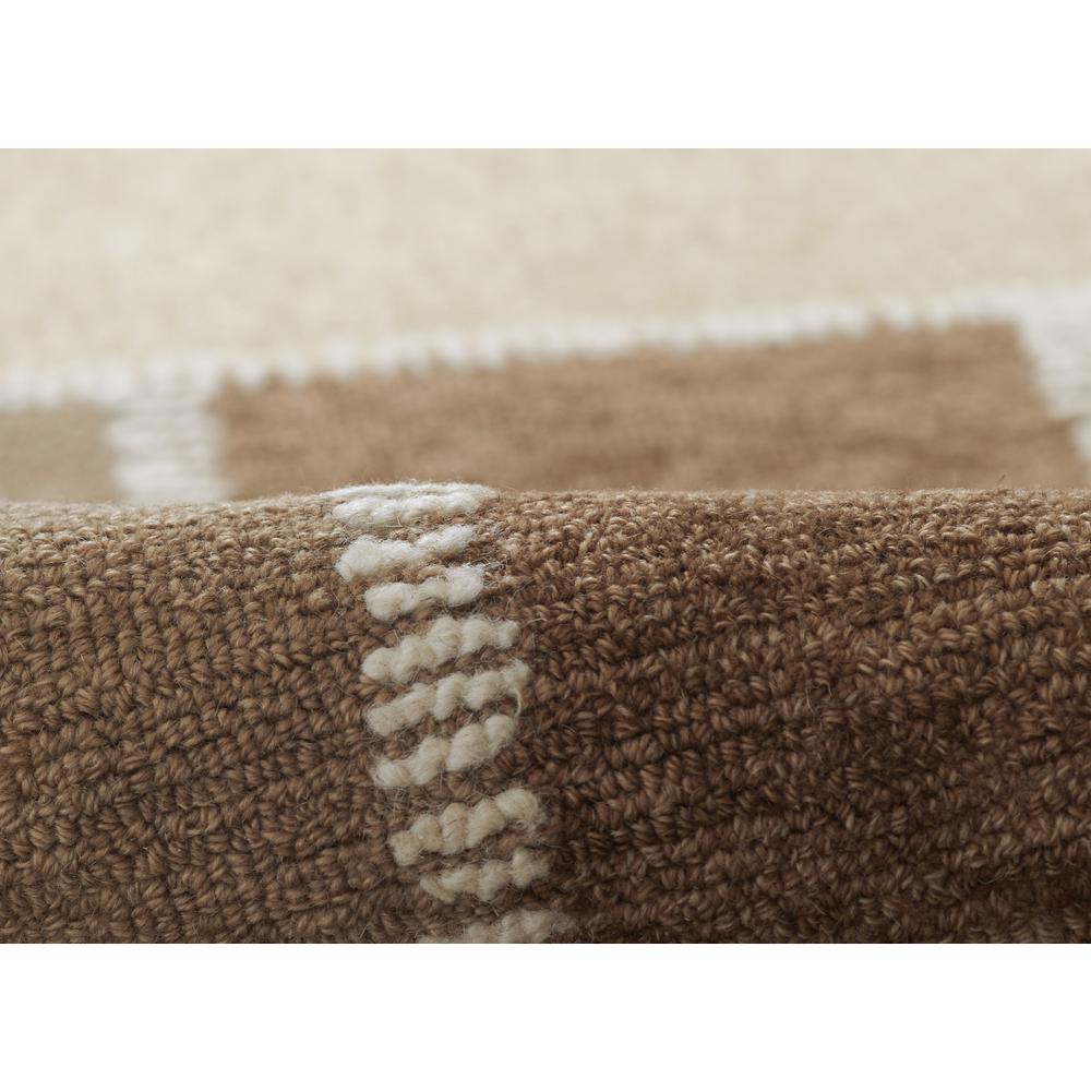 Contemporary Rectangle Area Rug, Beige, 9' X 12'
