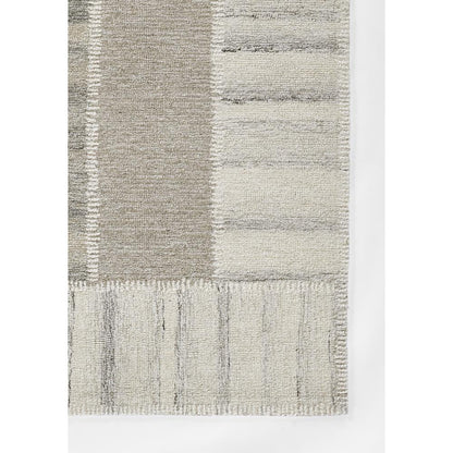 Contemporary Rectangle Area Rug, Grey, 9' X 12'