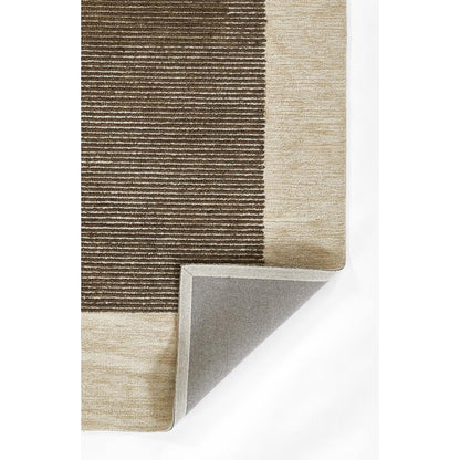 Contemporary Rectangle Area Rug, Brown, 9' X 12'