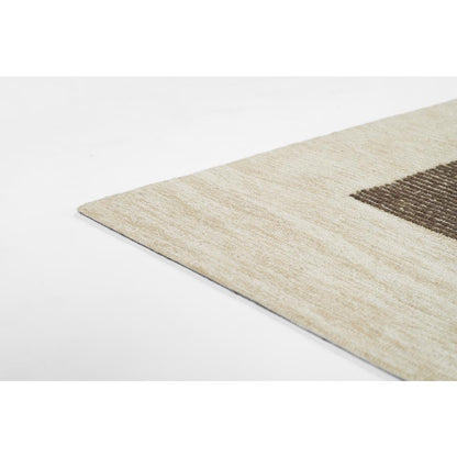Contemporary Rectangle Area Rug, Brown, 9' X 12'
