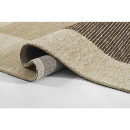 Contemporary Rectangle Area Rug, Brown, 9' X 12'