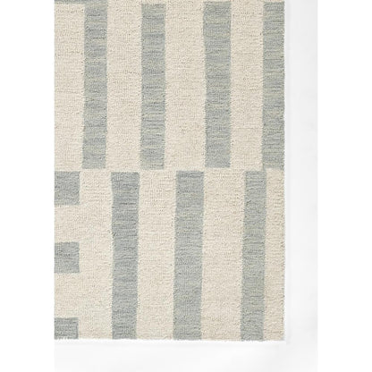 Contemporary Rectangle Area Rug, Blue, 9' X 12'