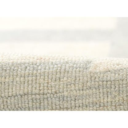 Contemporary Rectangle Area Rug, Blue, 9' X 12'