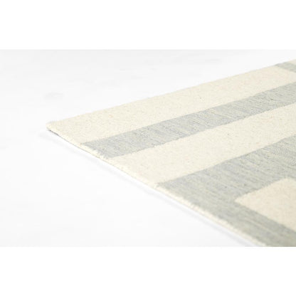 Contemporary Rectangle Area Rug, Blue, 9' X 12'